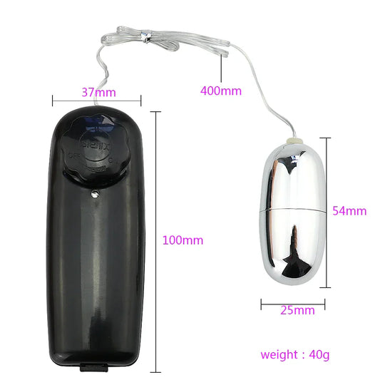 Wired Remote Control Vibrating Egg Bullet Vibrator G-spot Stimulator Massager Multi-speed Sex Toy for Women Adult Pleasure Device