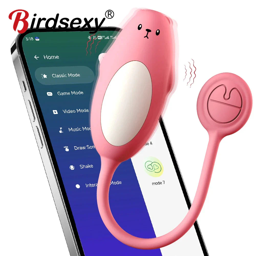 Wireless App Vibrator for Women Remote Control Bluetooth Dildo Vibrating Egg Erotic Sexual Toy for Women Couple Shop