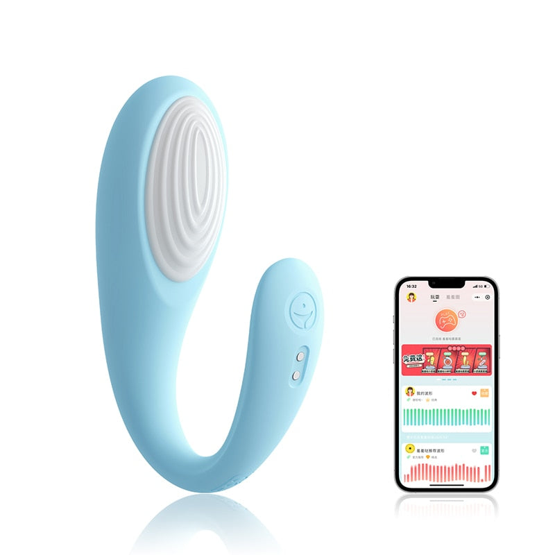 Wireless Bluetooth G-Spot Dildo Vibrator for Women - App Remote Control Wearable Vibrating Egg Clit Panties Sex Toy for Adults