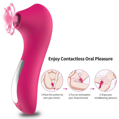 Wireless Clitoris Sucker Stimulator Sex Toys Vibrator for Women Sex Toys Nipple Vagina Clitoris Sucking Sex Toy Adult 18+ Products