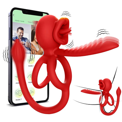 Wireless Penis Vibrator, Semen Lock Ring, Ejaculation Delay Massager, Remote Control Dick Masturbator, Cock Rings, Sex Toys For Men