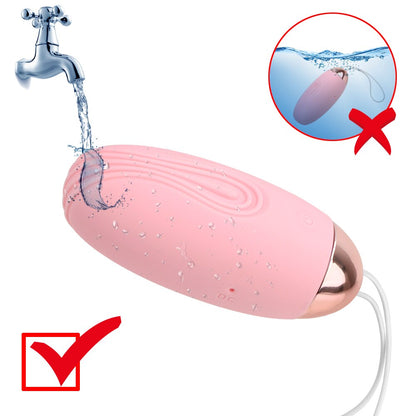 Wireless Remote Control 10-Frequency Jump Egg Vibrator USB Charging Sex Toys for Women Clitoris G-Spot Stimulating Vagina Massager