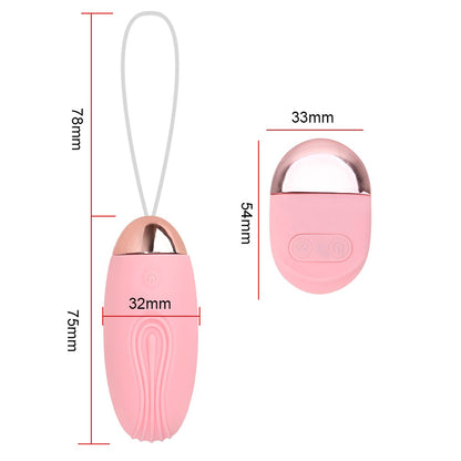Wireless Remote Control 10-Frequency Jump Egg Vibrator USB Charging Sex Toys for Women Clitoris G-Spot Stimulating Vagina Massager