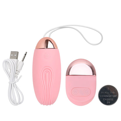 Wireless Remote Control 10-Frequency Jump Egg Vibrator USB Charging Sex Toys for Women Clitoris G-Spot Stimulating Vagina Massager