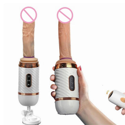 Wireless Remote Control Automatic Sex Machine Telescopic Dildo Vibrators For Female Masturbation Pumping Gun Sex Toys For Women