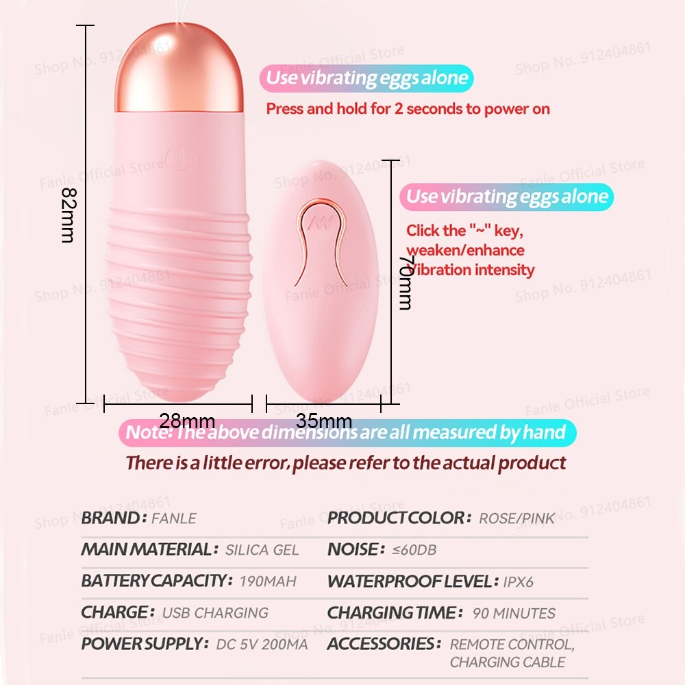 Wireless Remote Body Shaping Pants Vibrator for Women Vibrating Egg Female Vaginal Masturbator G Spot Adult Sex Toys