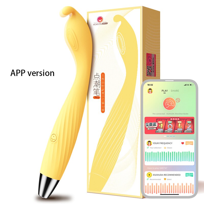 APP 10-Speed Powerful Vibrators for Women Magic Dual Motor Wand Body Massager Sex Toys for Women G Spot Adult Toy