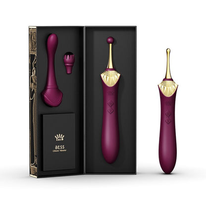 ZALO BESS 2.0G-Spot Vibrator ซิลิโคนกระตุ้น Clitoral Usb คู่มอเตอร์ Retro Massager ผู้ใหญ่เซ็กซ์ทอยสำหรับสตรี