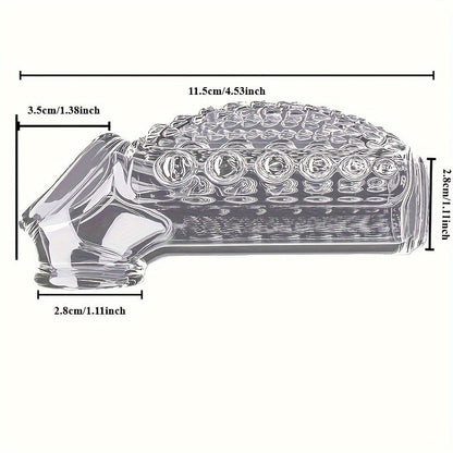 Unique Crystal Dildo Cover - Non-Electric. Solid Color Novelty Sex Accessory For Couples