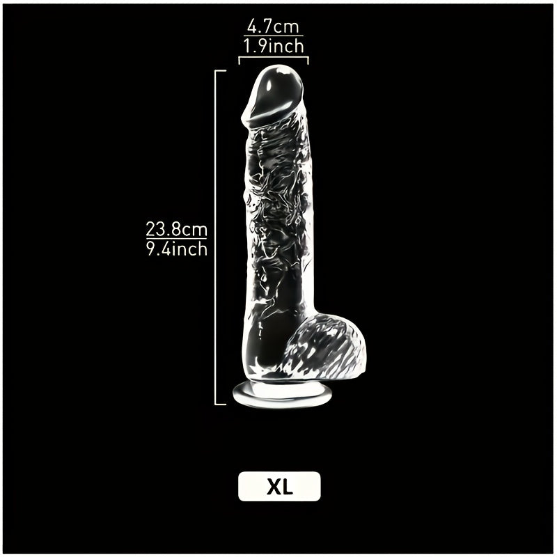 5 Sizes Transparent Soft Jelly Dildo Realistic Fake Dick Penis Sucker Butt Plug Sex Toys for Woman Men Vagina Anal Sex Toys