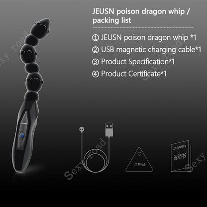 Anal Vibrator sex toys for women, silicone USB charging anal beads, male prostate massage anal balls, gay prostate anal toy