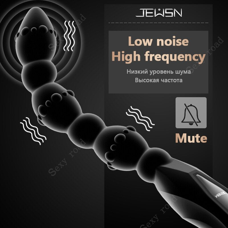 Anal Vibrator sex toys for women, silicone USB charging anal beads, male prostate massage anal balls, gay prostate anal toy