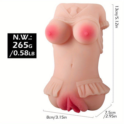 Male Masturbator Realistic. Featuring a 3D realistic vaginal and tight anal sex stroker. Portable meat light sex doll adult male sex toy for male sexual pleasure. Cute styling, relaxing, soothing toy. Elastic soft toy gift.