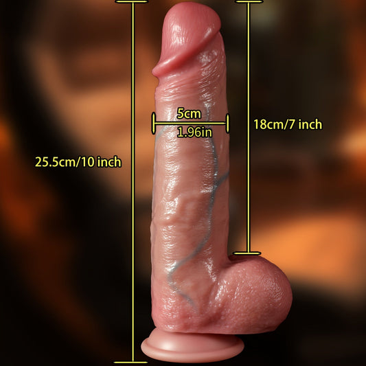 Realistic Squirt Dildo, Large Silicone Penis, Anal/Vaginal Penetration Prostate Masturbation Toy, Satisfying Sex Toys for Women and Men