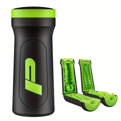 Sucking Male Masturbator Sex Toys - Bszone Upgraded Male Sex Toy Automatic Male Masturbators Cup with 10 Vibration & Suction Modes Adult Toys. Men's Penis Pump Stroker Pocket Pussy with 3D Textured