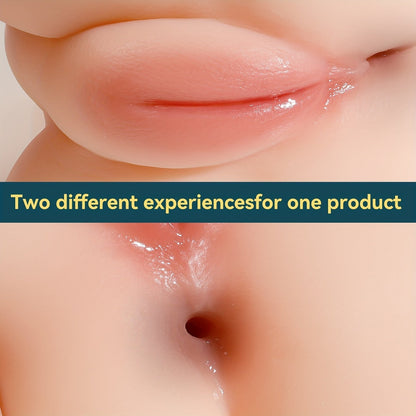 Realistic 1.8kg Male Anus Self-Pleasure Toy: TPE Material. 3D Textured Channels. 7.28 Length. 3.33 Width. No Battery Required