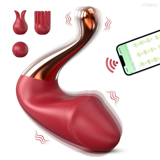 Vibrating dildo for women, vaginal massager for women, bullet vibrator clitoral stimulator, love egg, women's sex toys