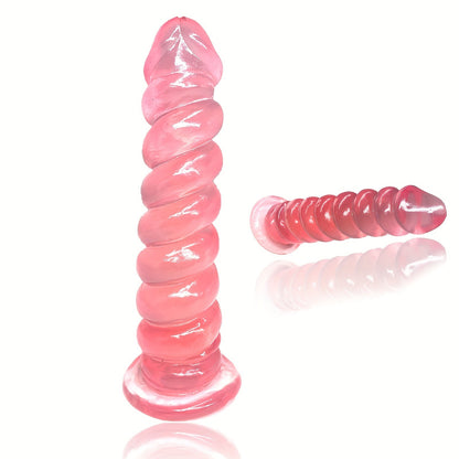 Unisex Soft & Flexible Silicone Dildos. Sexy Erogenous Stimulation Hands Free Masturbating Accessories For Men's & Women's Pleasure