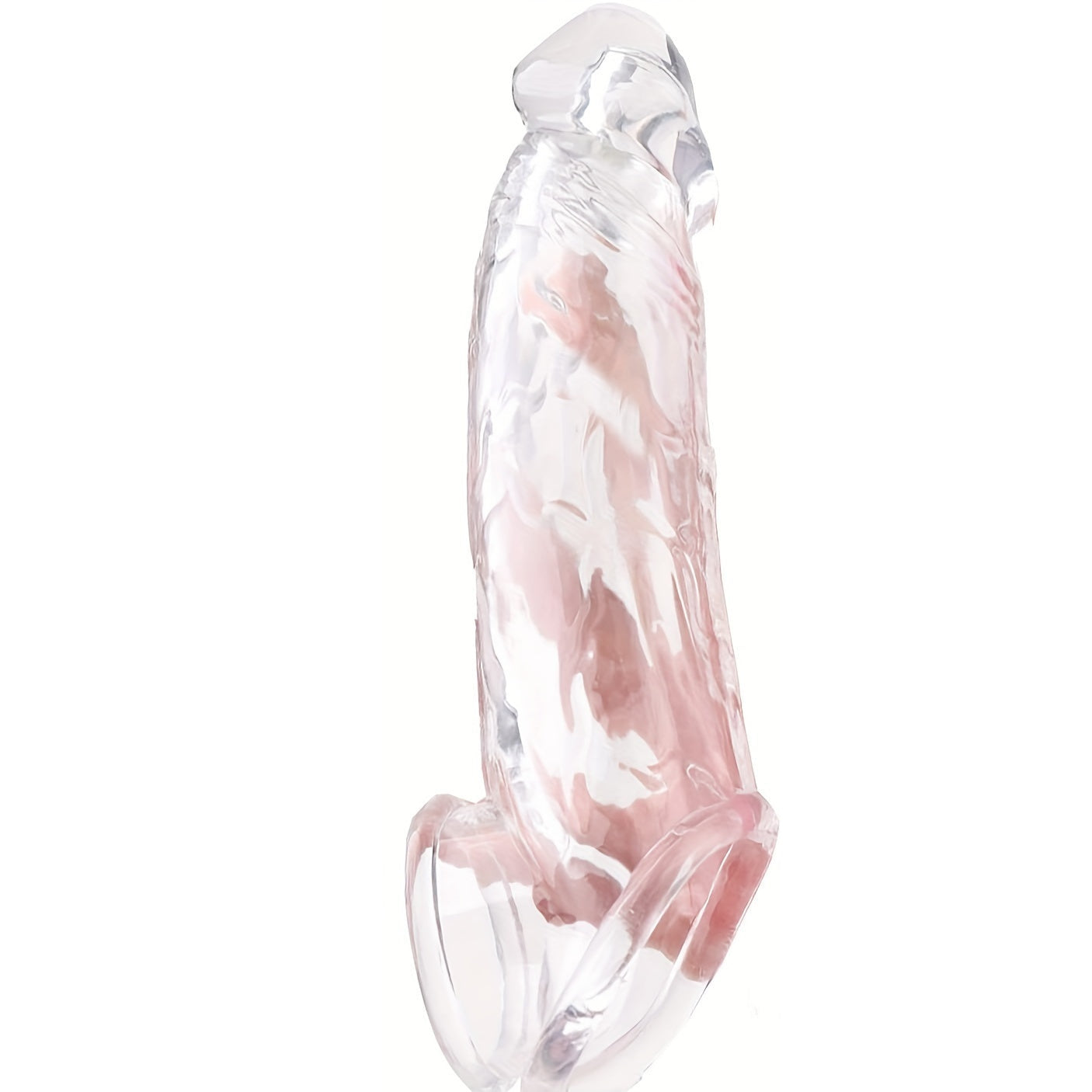 Reusable Wolf Teeth Cocksuit - Soft Simulation Penis Sheath with Cock Ring for Male and Couple Play