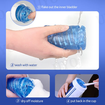 Leten Men's Sex Machine Masturbator Automatic Voice Interactive Masturbator Intelligent Constant Temperature Penis Exerciser