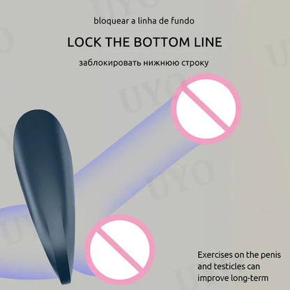 Satisfyer Rocket Cock Ring Vibrator: Delay Ejaculation Rings for Men, 10-Frequency Vibration Silicone Penis Ring