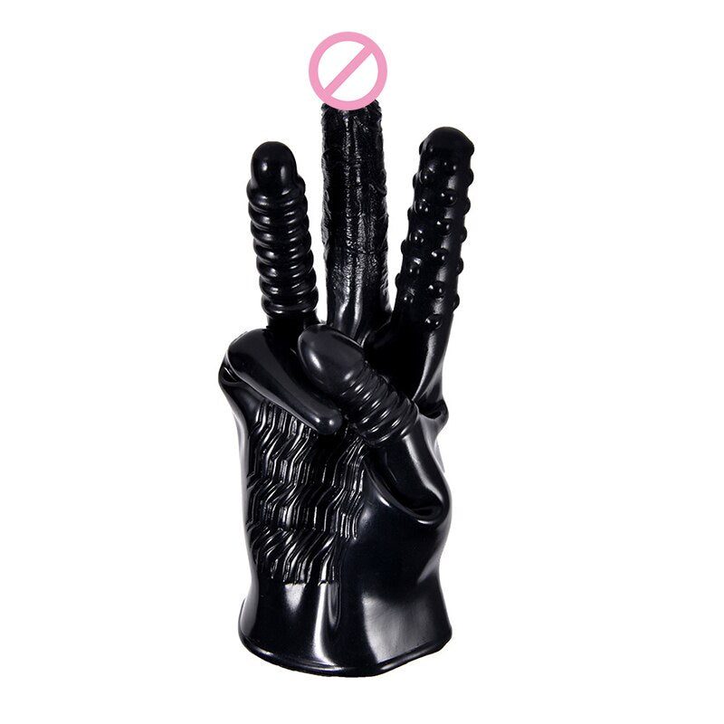 Sex Gloves Fingering Dildo Masturbation Erotic Vagina Stimulator Self-comforting Breast Nipple Massage BDSM Sexy Toys for Couples